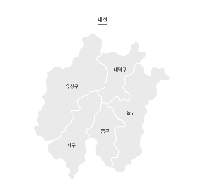 대전 지도